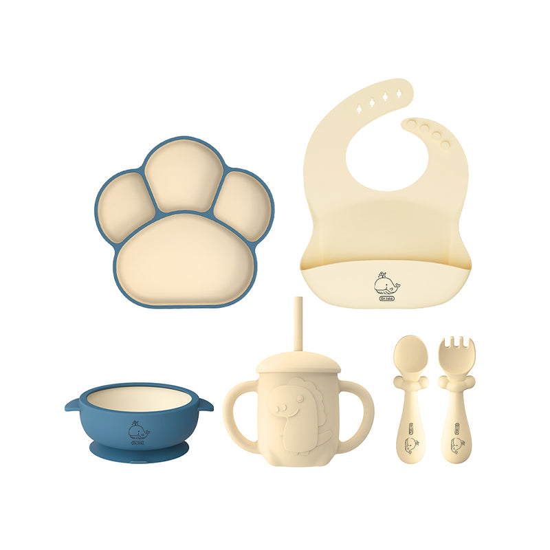 Silicone Baby Tableware 5 piece Set