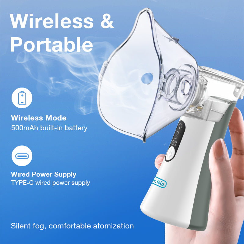 Dr.Isla™️ 8 Gear Atomized Particles Handheld Nebulizer