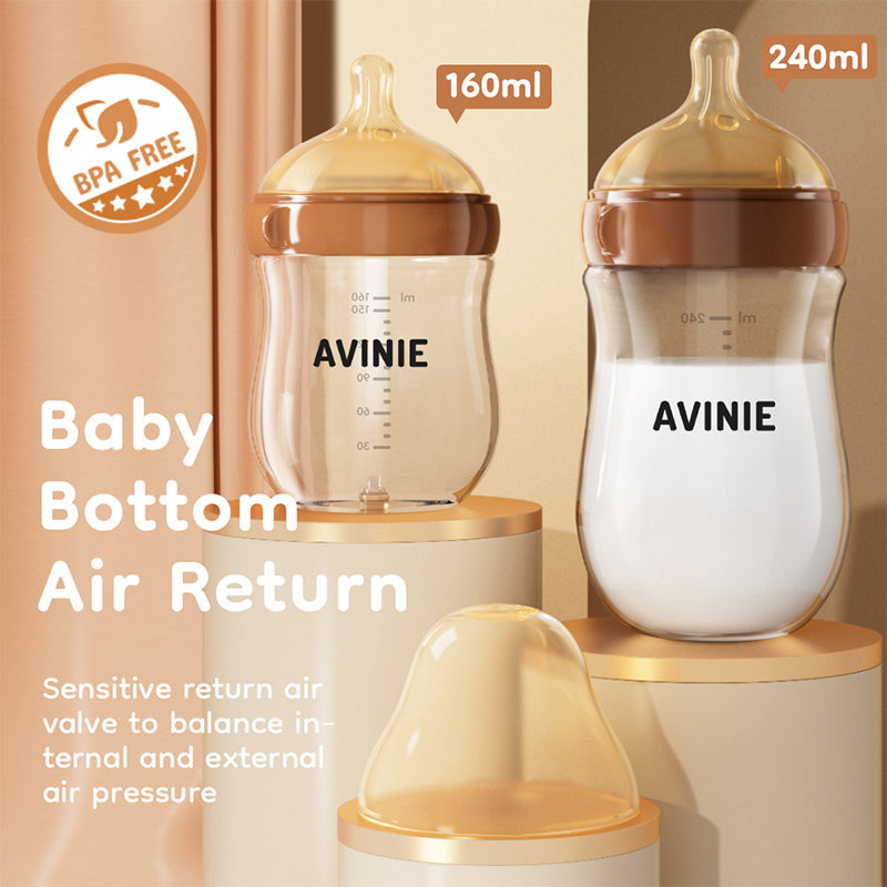 Dr.isla x Avinie Anti-Olic Glass Baby Bottle